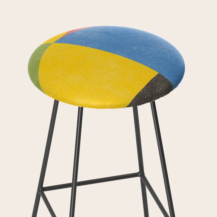 Retro Shapes Stool Gallery Image 2