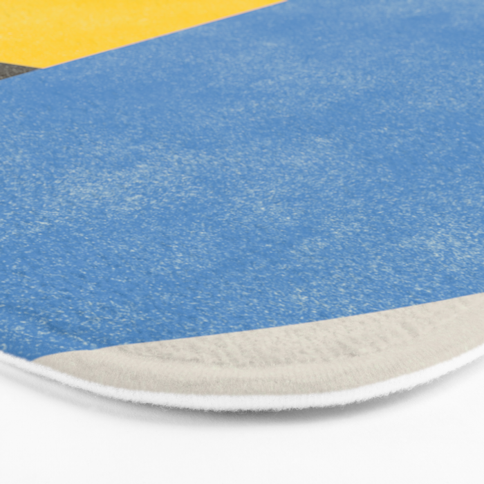 Retro Shapes Bath Mat Gallery Image 3