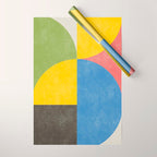 Retro Shapes Wrapping Paper Gallery Image 1