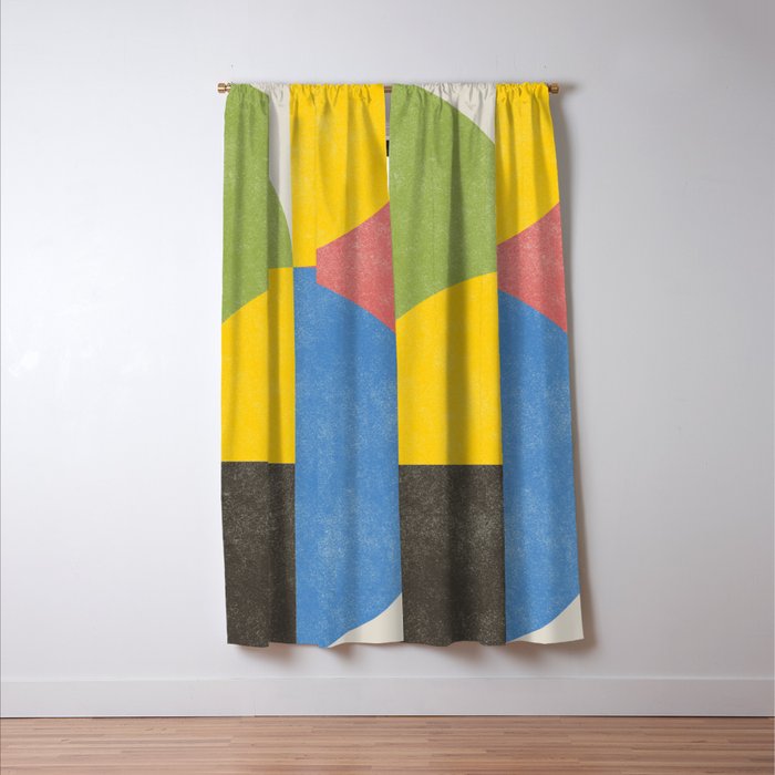 Retro Shapes Window Curtain Gallery Image 3