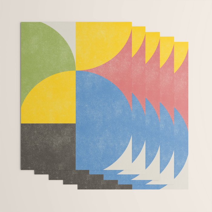 Retro Shapes Wrapping Paper Gallery Image 3