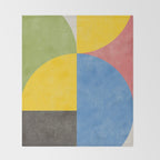 Retro Shapes Throw Blanket Gallery Image 2
