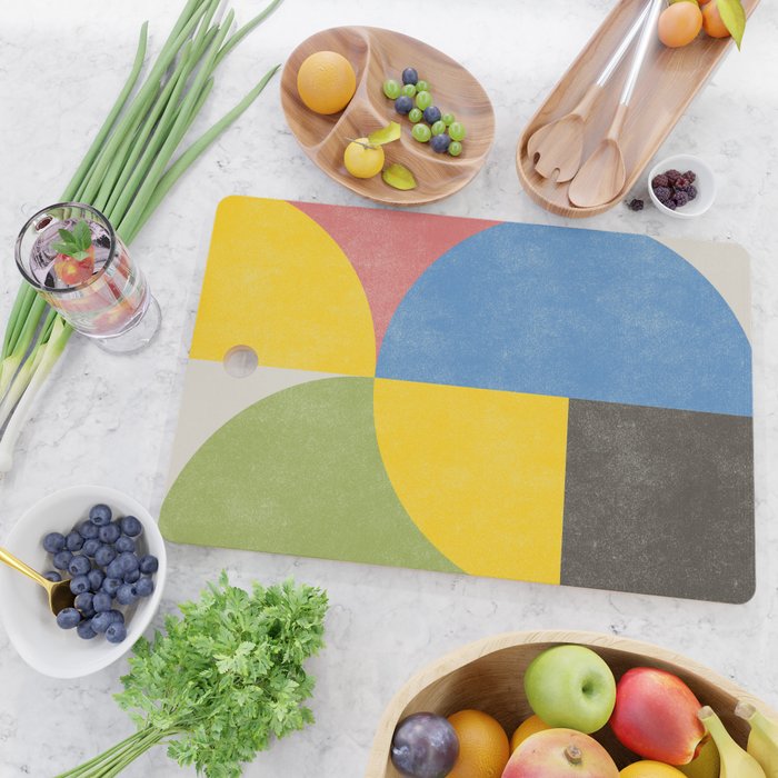 Retro Shapes Cutting Board Gallery Image 2