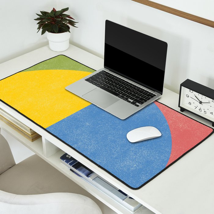 Retro Shapes Desk Mat Gallery Image 2