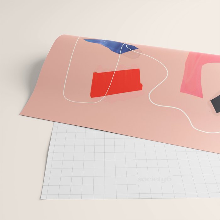 Minimal Abstract Shapes 90 Wrapping Paper Gallery Image 2