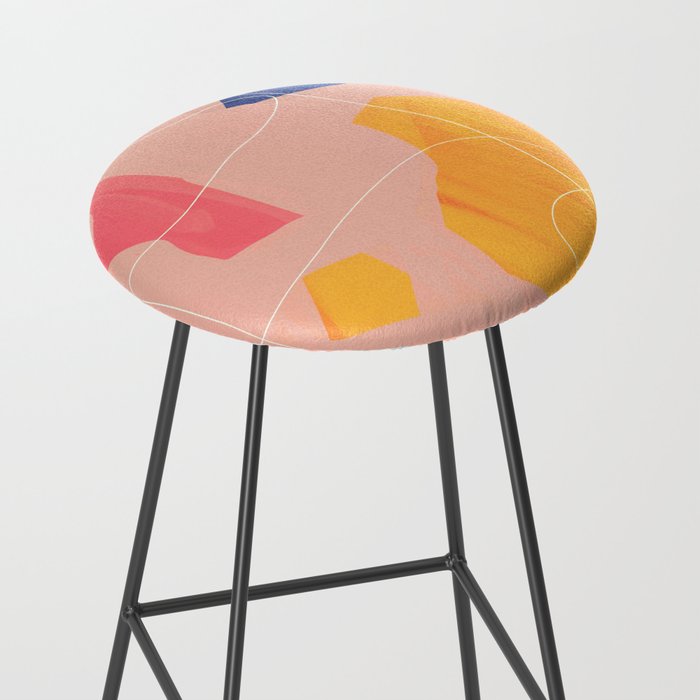 Minimal Abstract Shapes 90 Stool Gallery Image 2