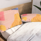 Minimal Abstract Shapes 90 Pillow Sham Gallery Image 2
