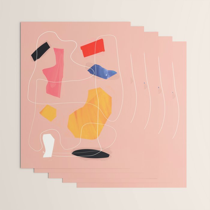 Minimal Abstract Shapes 90 Wrapping Paper Gallery Image 3