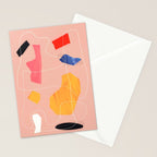 Minimal Abstract Shapes 90 Stationery Card Gallery Image 2