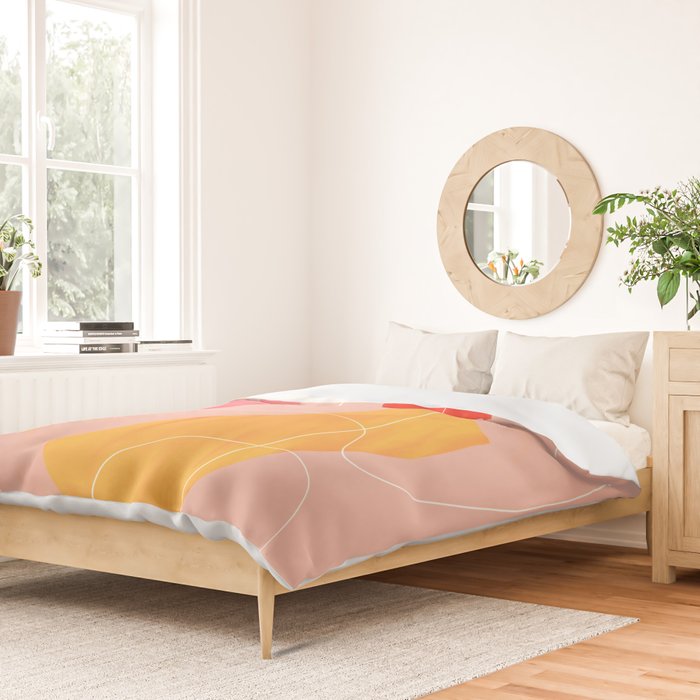 Minimal Abstract Shapes 90 Duvet Cover Gallery Image 2