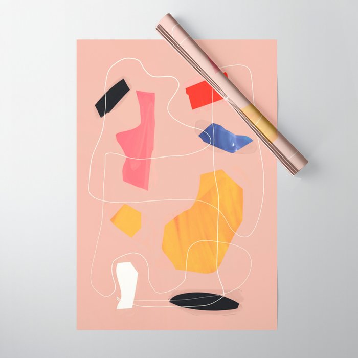 Minimal Abstract Shapes 90 Wrapping Paper Gallery Image 1