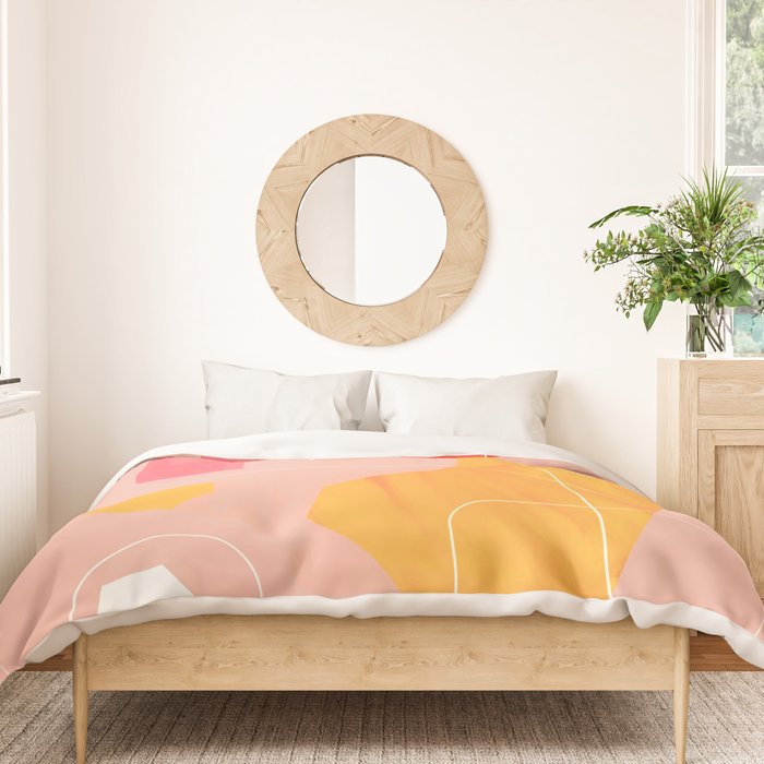Minimal Abstract Shapes 90 Duvet Cover Gallery Image 3