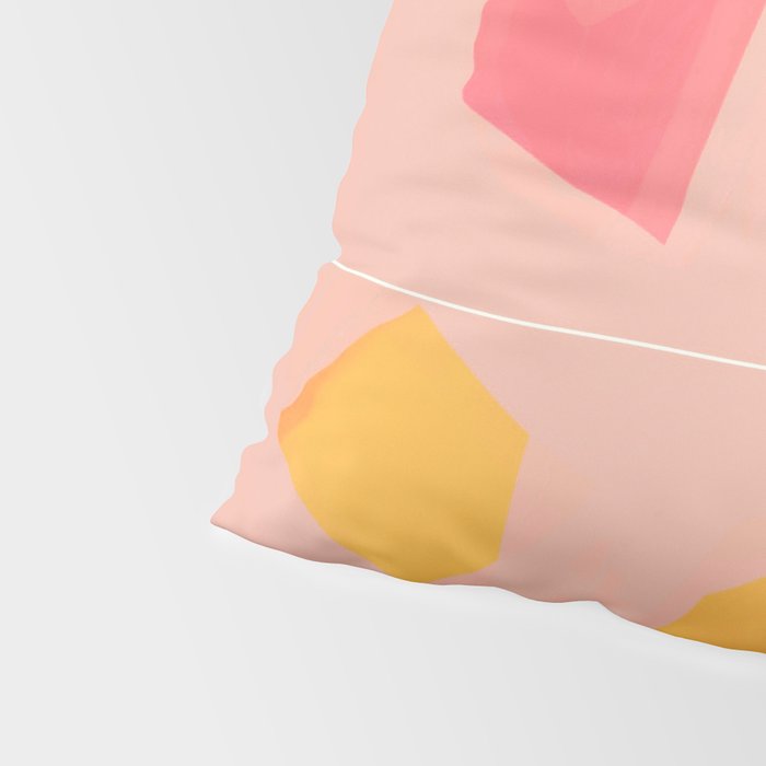 Minimal Abstract Shapes 90 Pillow Sham Gallery Image 4