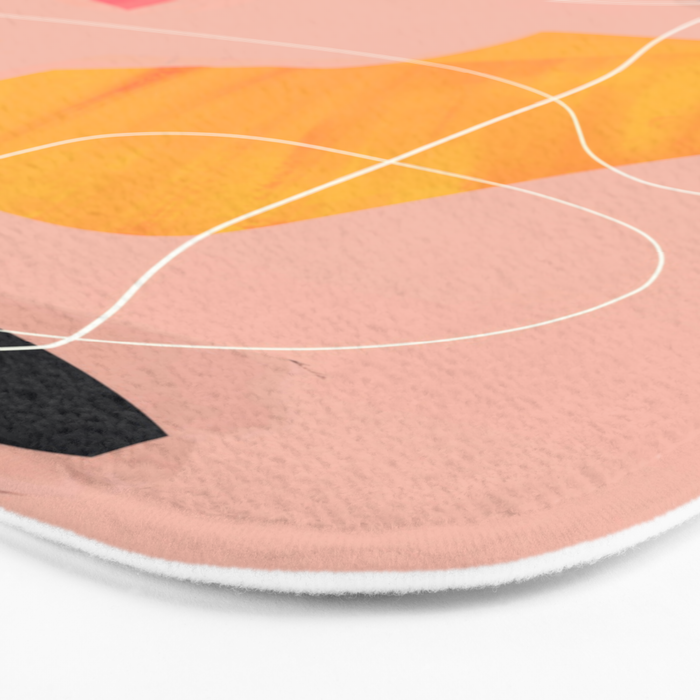 Minimal Abstract Shapes 90 Bath Mat Gallery Image 3