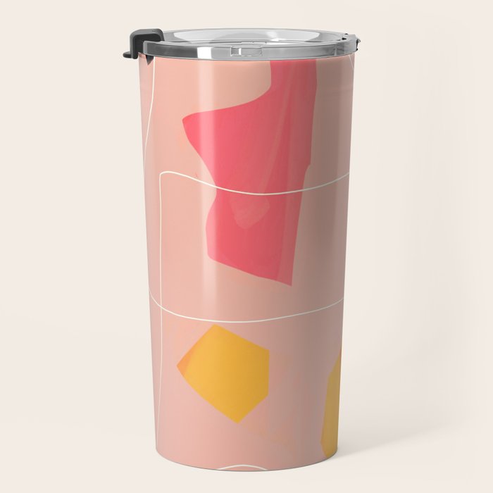 Minimal Abstract Shapes 90 Travel Mug Gallery Image 3