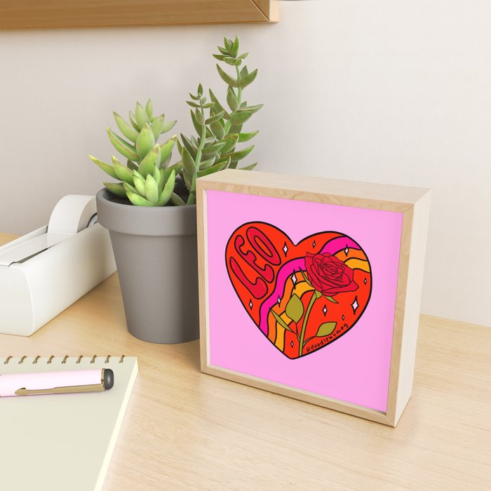 Leo Valentine Mini Art Print Gallery Image 2