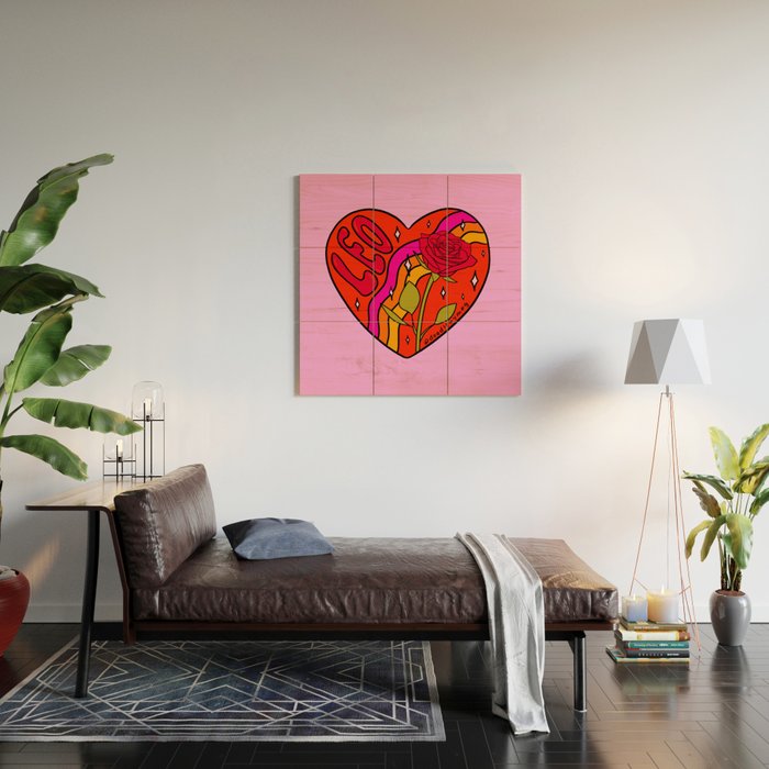 Leo Valentine Wood Wall Art Gallery Image 2