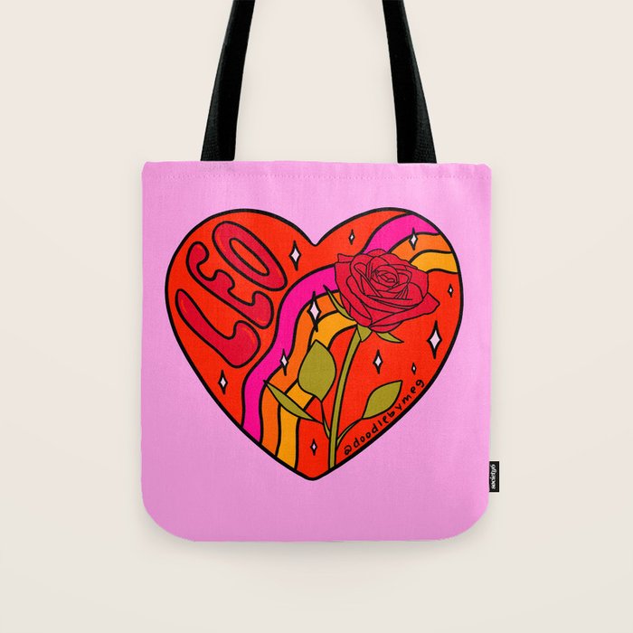 Leo Valentine Tote Bag Gallery Image 1