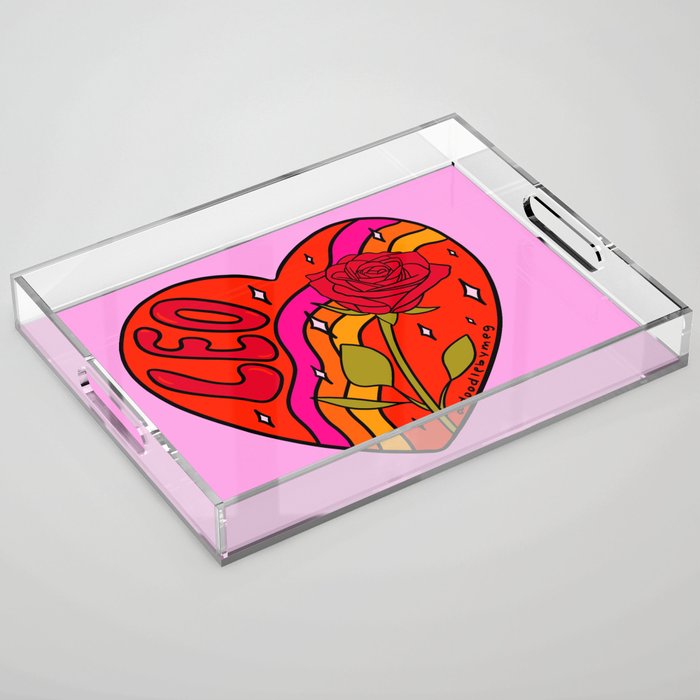 Leo Valentine Acrylic Tray Gallery Image 1