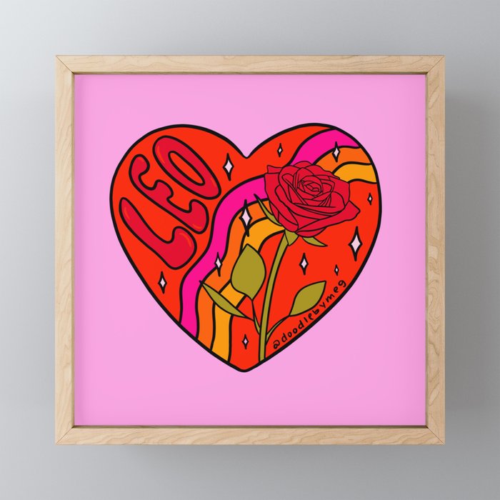 Leo Valentine Mini Art Print Gallery Image 1