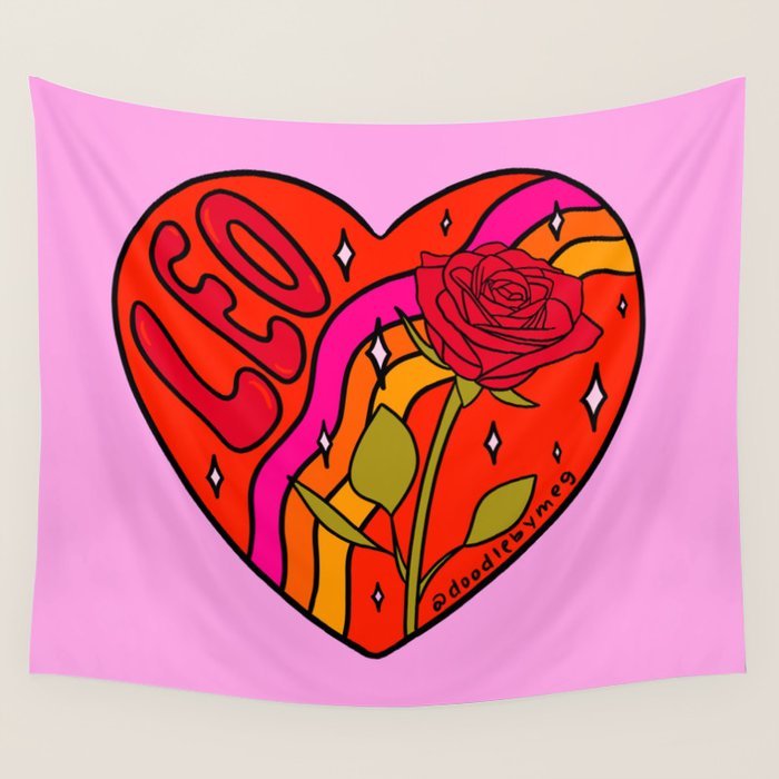 Leo Valentine Wall Tapestry Gallery Image 4