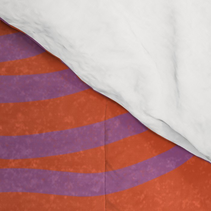 LISBOA, deep orange & plum Comforter Gallery Image 4