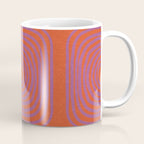 LISBOA, deep orange & plum Coffee Mug Gallery Image 1
