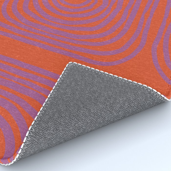 LISBOA, deep orange & plum Rug Gallery Image 4