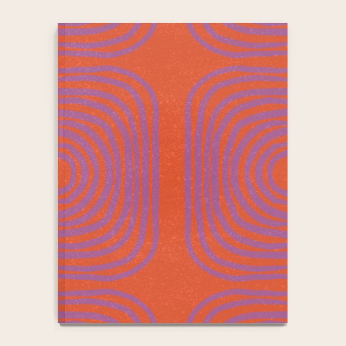 LISBOA, deep orange & plum Notebook Gallery Image 4