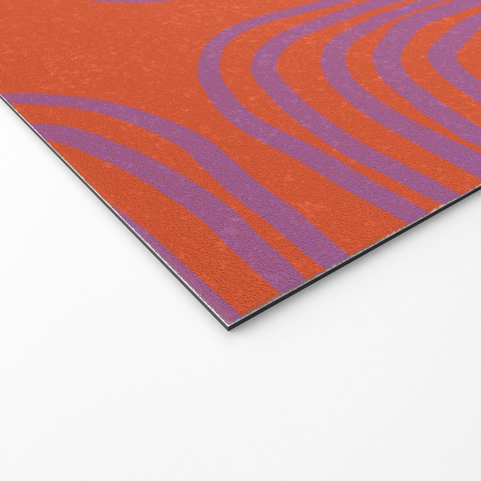 LISBOA, deep orange & plum Welcome Mat Gallery Image 2