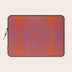 LISBOA, deep orange & plum Laptop Sleeve Gallery Image 1