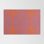 LISBOA, deep orange & plum Rug Gallery Image 2