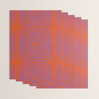 LISBOA, deep orange & plum Wrapping Paper Gallery Image 3