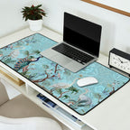 Chinoiserie Peacock Heron Floral Garden & William Morris Art Desk Mat Gallery Image 2