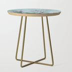Chinoiserie Peacock Heron Floral Garden & William Morris Art Side Table Gallery Image 1