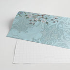 Chinoiserie Peacock Heron Floral Garden & William Morris Art Wrapping Paper Gallery Image 2