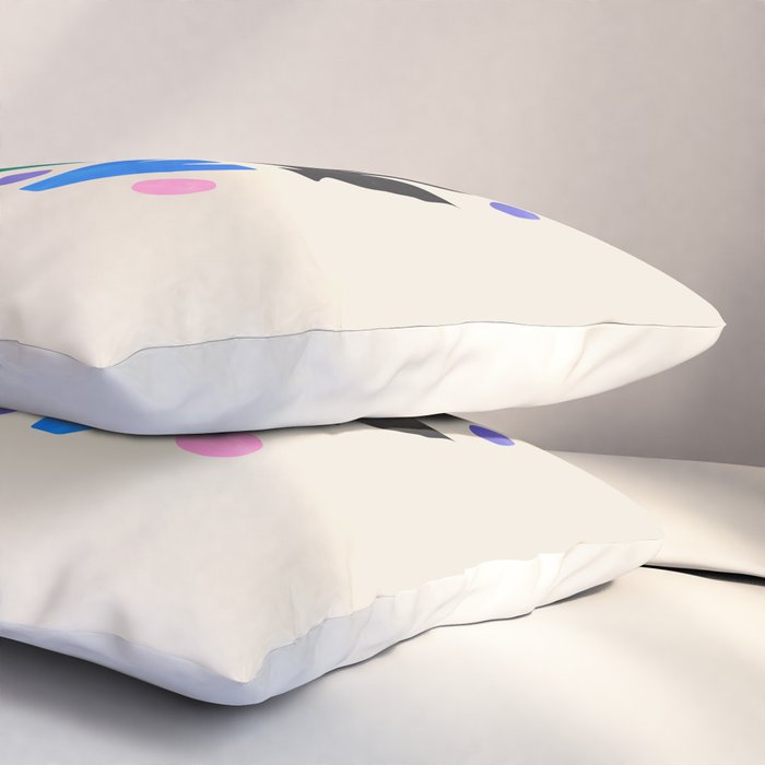 Paper Garden: Matisse Cutouts 01 Pillow Sham Gallery Image 3