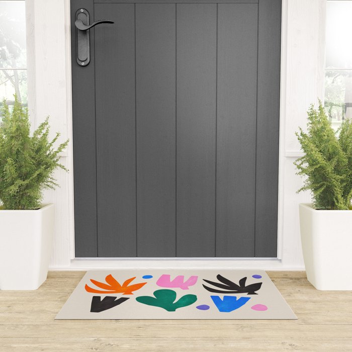 Paper Garden: Matisse Cutouts 01 Welcome Mat Gallery Image 3