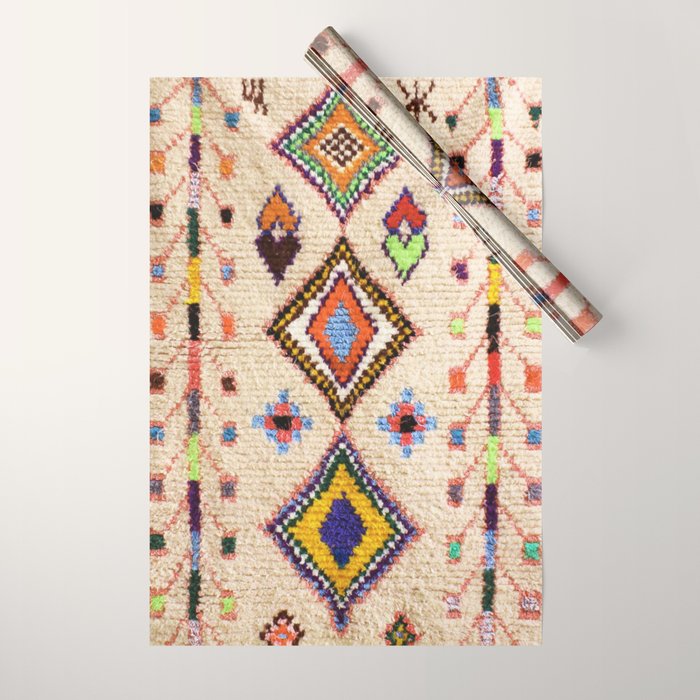 N15 - Oriental Traditional Bohemian Moroccan Artwork. Wrapping Paper Gallery Image 1