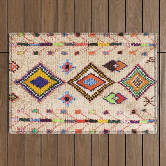 N15 - Oriental Traditional Bohemian Moroccan Artwork. Outdoor Rug Gallery Image 1