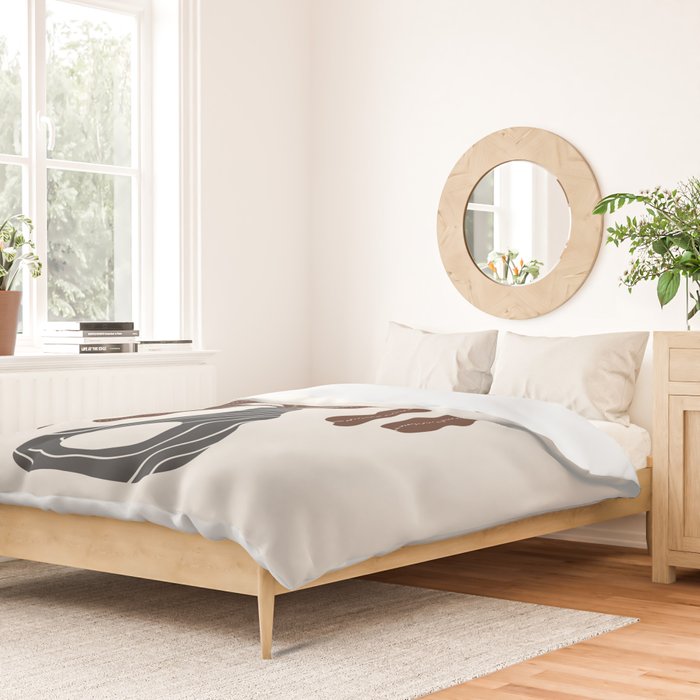 Modern Vase #1 Duvet Cover Gallery Image 2