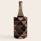 Urban Tribal Pattern No.11 - Aztec - Wood Wine Chiller Gallery Image 1