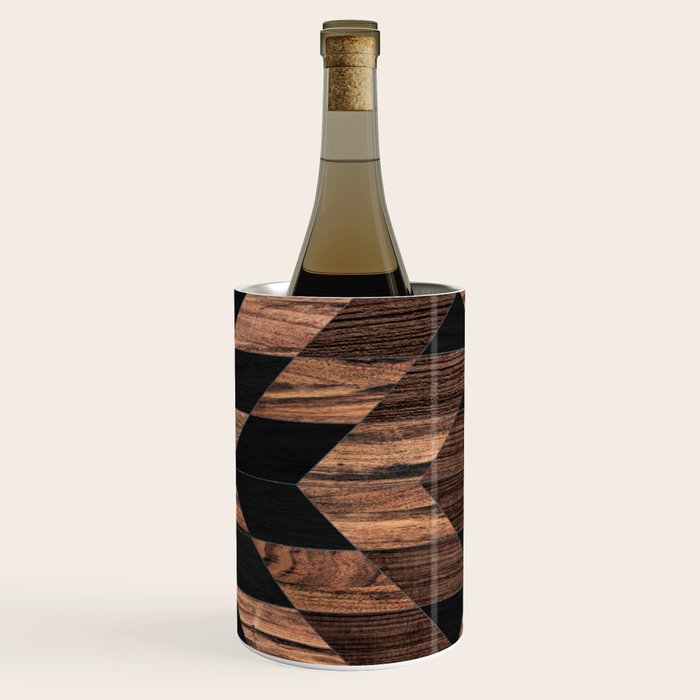 Urban Tribal Pattern No.11 - Aztec - Wood Wine Chiller Gallery Image 2