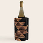Urban Tribal Pattern No.11 - Aztec - Wood Wine Chiller Gallery Image 3