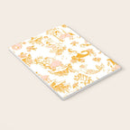 Gold Zodiac Toile Pattern Notebook Gallery Image 3