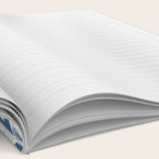 NASA SpaceX Crew Dragon Spacecraft & Falcon 9 Rocket Blueprint in High Resolution (light blue) Notebook Gallery Image 2