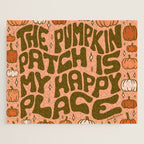 Pumpkin Patch Is My Happy Place Jigsaw Puzzle Gallery Image 1