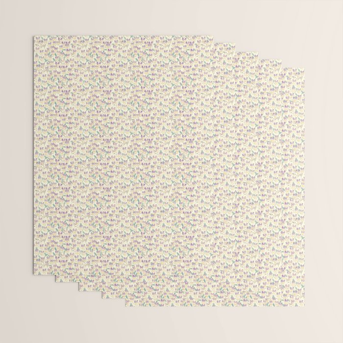 Pansies like rabbits Wrapping Paper Gallery Image 3