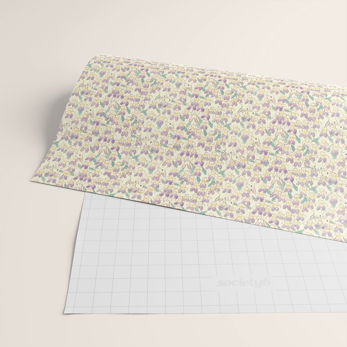 Pansies like rabbits Wrapping Paper Gallery Image 2