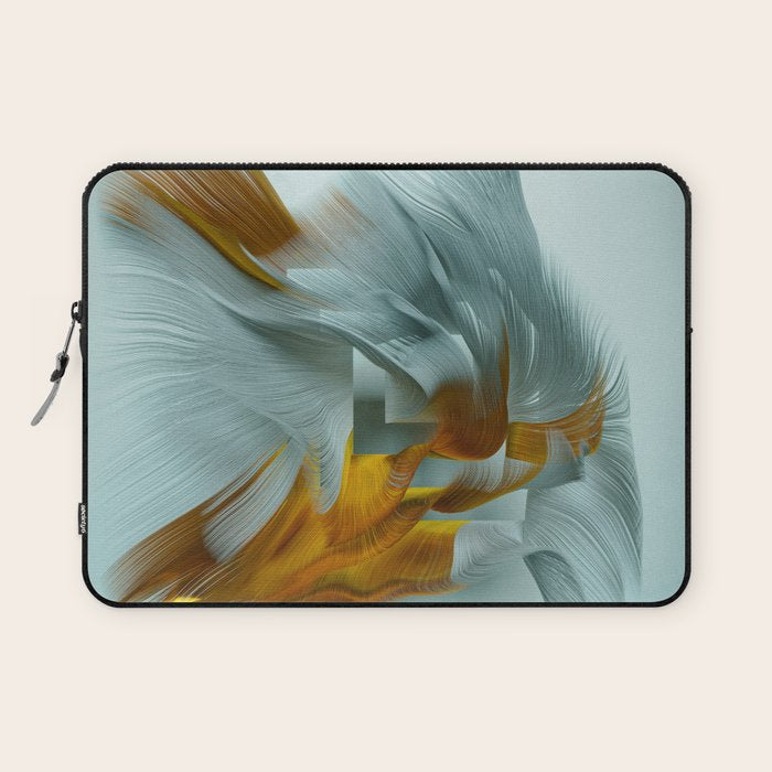 Flow Abstract IX Laptop Sleeve Gallery Image 1